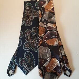 2 Andhurst neckties one is 100% silk